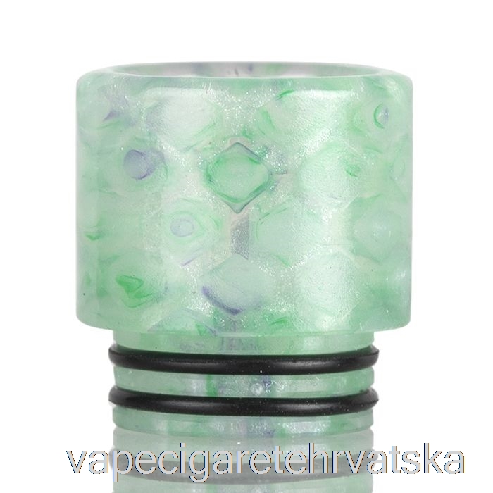 Vape Cigarete 810 Prozirna Zmijska Koža Smola Drip Tip Zelena